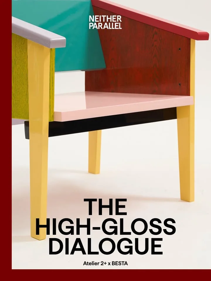 The ”Between Light, Form, and Color“ collection by Atelier 2+ employs High-Gloss…